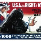 USA Has Right Of Way Uncle Sam Heavy Metal Sign USA Has Right Of Way Uncle Sam Heavy Metal Sign