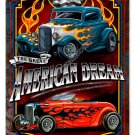 AMERICAN DREAM hot rod Heavy Metal Sign