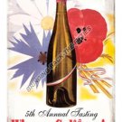 WINES OF CALIFORNIA Heavy Metal Sign WINES OF CALIFORNIA Heavy Metal Sign