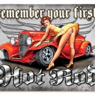 First Hot Rod HEAVY METAL SIGN