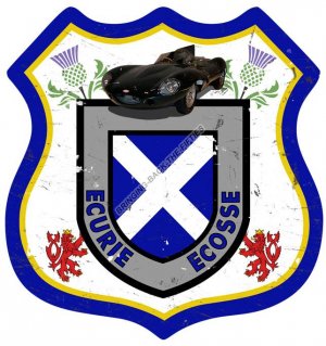ECURIE ECOSSI Heavy Metal Sign