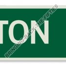 BOSTON 26.2 MILES HEAVY METAL SIGN BOSTON 26.2 MILES HEAVY METAL SIGN