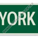 NEW YORK 26.2 MILES HEAVY METAL SIGN NEW YORK 26.2 MILES HEAVY METAL SIGN