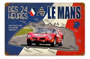 Le Mans 24 Hours HEAVY METAL SIGN