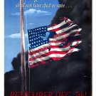 REMEMBER DEC 7TH Heavy Metal Sign