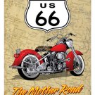 MOTHER ROAD ROUTE 66 HEAVY METAL SIGN MOTHER ROAD ROUTE 66 HEAVY METAL SIGN