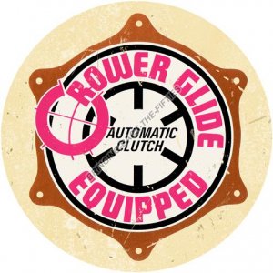 CROWER GLIDE EQUIPPED HEAVY METAL SIGN