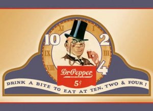 DR. PEPPER RETRO TIN SIGN