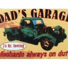 DAD'S GARAGE TIN SIGN METAL TRUCK POSTER SIGNS D DAD'S GARAGE TIN SIGN METAL TRUCK POSTER SIGNS D
