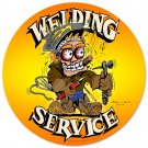 WELDING SERVICE HEAVY METAL ROUND SIGN