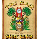 TIKI BAR SURF CLUB HEAVY METAL SIGN