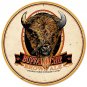 BUFFALO CHIP HEAVY METAL ROUND SIGN