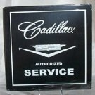 CADILLAC AUTHORIZED SERVICE TIN  METAL SIGN