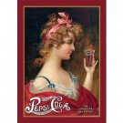 PEPSI THE AMERICAN BEVERAGE TIN METAL SIGN