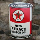 TEXACO MOTOR OIL CAN SIGN TEXACO MOTOR OIL CAN SIGN