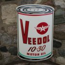 VEEDOL MOTOR OIL CAN SIGN W