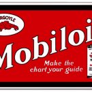 GARGOYLE MOBILOIL RED HEAVY STEEL SIGN