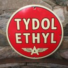TYDOL ETHYL FLYING A PORCELAIN COATED SIGN TYDOL ETHYL FLYING A PORCELAIN COATED SIGN