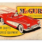 McGURK CAM SHAFTS SPEED EQUIPMENT METAL SIGN