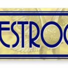 RICHFIELD RESTROOMS DOOR PUSH METAL SIGN
