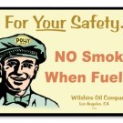POLLY GAS STATION ATTENDANT METAL SIGN
