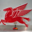 PEGASUS FLYING RED HORSE 20 GAUGE STEEL SIGN PEGASUS FLYING RED HORSE 20 GAUGE STEEL SIGN