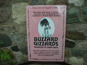 Buzzard Gizzards HEAVY METAL SIGN pink