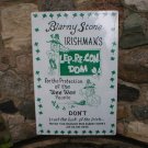 Blarney Stone Lep-Re-Con-Dom TIN SIGN