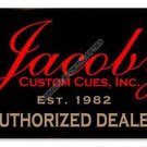 Jacoby Authorized Dealer HEAVY METAL BILLIARDS SIGN