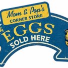 EGGS ARROW Custom Metal Sign