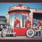 MOBIL STATION HEAVY METAL SIGN