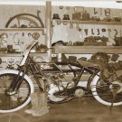 OLD MOTORCYCLE HEAVY METAL SIGN