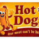 HOT DOGS HEAVY METAL SIGN