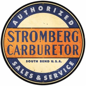 STROMBERG CARBURETERS LARGE METAL SIGN