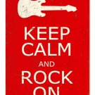 KEEP CALM ROCK ON METAL SIGN KEEP CALM ROCK ON METAL SIGN