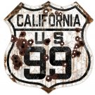 CALIFORNIA US 99 HEAVY METAL SIGN