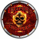 LUCIFERS CHOPPERS WALL CLOCK