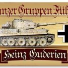 PANZER GRUPPEN METAL PERSONALIZED SIGN