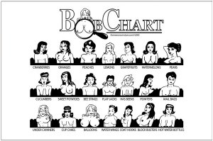 WOMAN'S CHART HEAVY METAL SIGN
