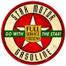 STAR MOTOR OIL ROUND METAL SIGN