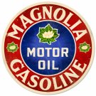 MAGNOLIA GASOLINE ROUND METAL SIGN 14"