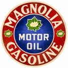 MAGNOLIA GASOLINE ROUND METAL SIGN