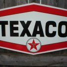 LARGE TEXACO HEXAGON Heavy Metal Sign