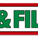 TEXACO OIL & FILTER RETRO METAL SIGN P