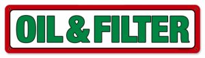 TEXACO OIL & FILTER RETRO METAL SIGN P