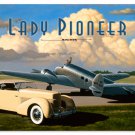 LADY PIONEER VINTAGE METAL SIGN P LADY PIONEER VINTAGE METAL SIGN P