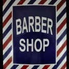 LARGE METAL BARBER SHOP SHOP SIGN