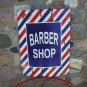 BARBER SHOP SHOP SIGN LARGE METAL OLD LOOK