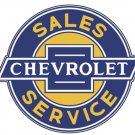 CHEVROLET SALES SERVICE GENERAL MOTORS SIGN 18"