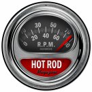 Hot Rod Tach Round Metal Sign